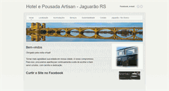 Desktop Screenshot of hotelpousadaartisan.com